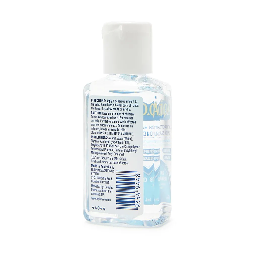 Aqium Antibacterial Gel Hand Sanitiser 60ml