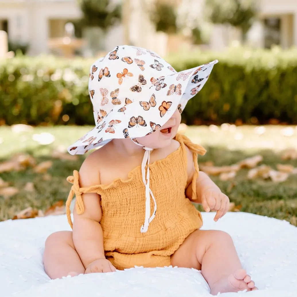 Butterflies Sunhat UPF 50  with Adjustable Breakaway Strap