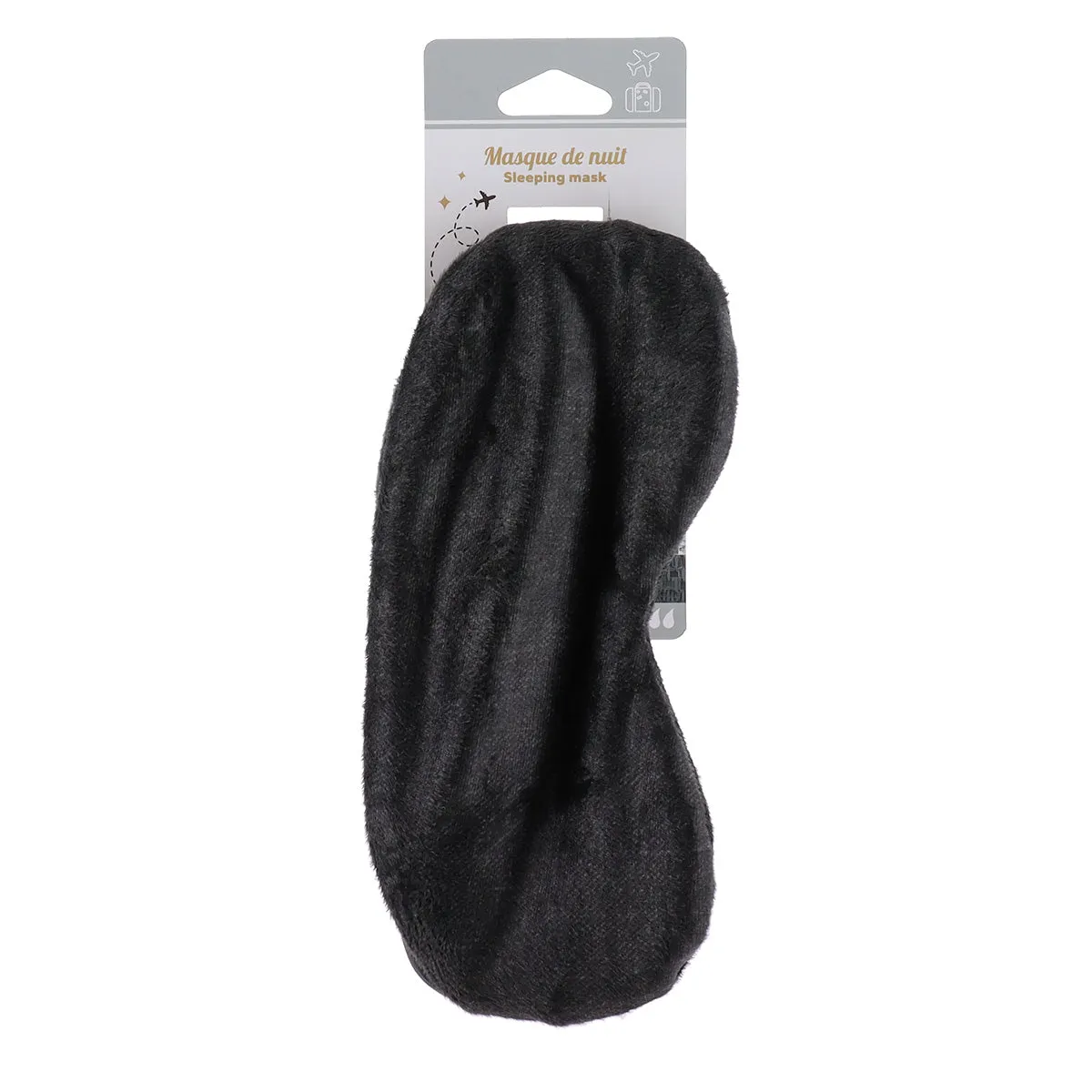 Corduroy Sleep Mask - Heather Black