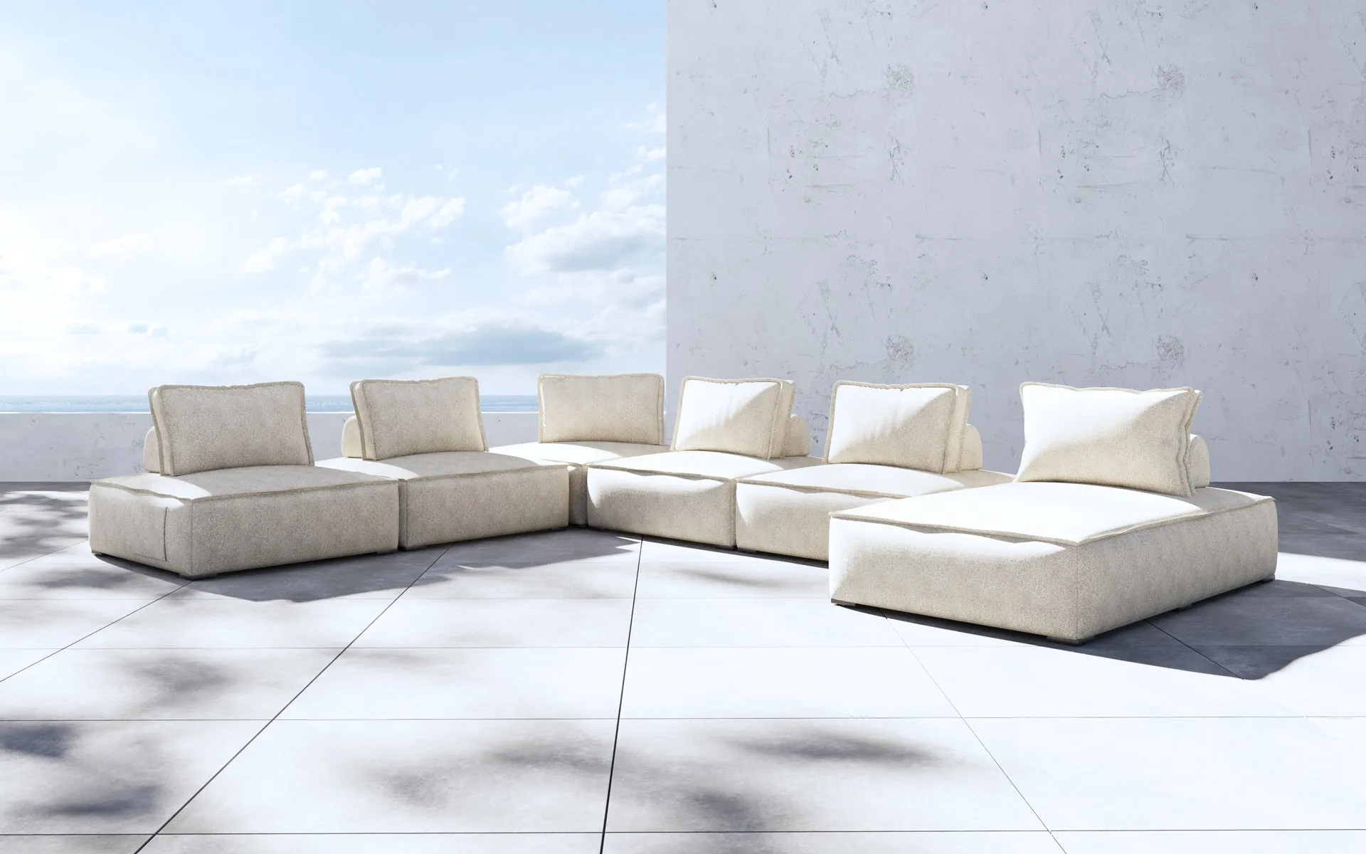 Hampton Outdoor Modular Sofa 07