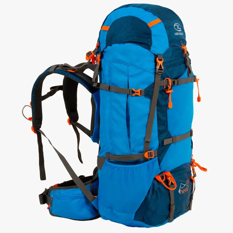 Highlander Ben Nevis 85L Rucksack - Blue