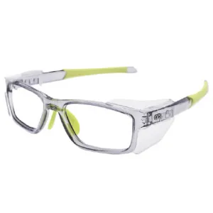 OZS Warrior 202 Safety Frame Transparent Grey/Green S58