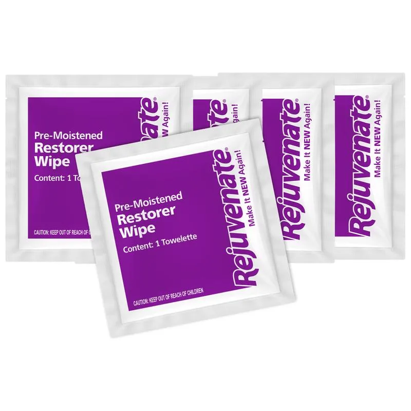 Rejuvenate Microfiber Restorer Wipe 4 in. W X 4 in. L 5 pk