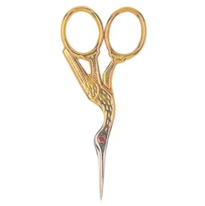 Ruby Red Swarovski Crystal Stork Scissors